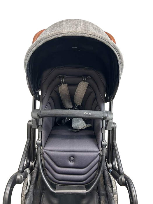 Contours Curve Double Stroller, 2018, Graphite Grey