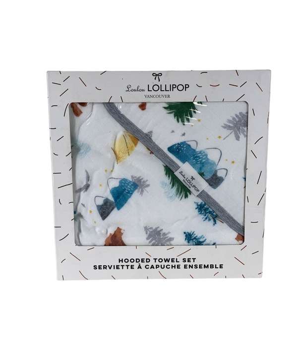 used LouLou Lollipop Hooded Towel Set