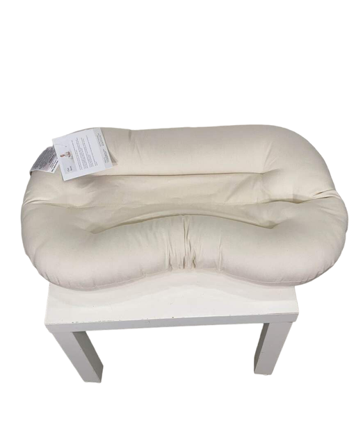 secondhand Snuggle Me Organic Sensory Infant Lounger, Quilted Buttercream