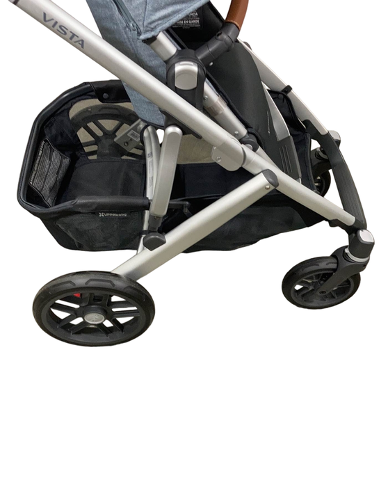 secondhand UPPAbaby VISTA V2 Stroller, 2022, Gregory (Blue Melange)