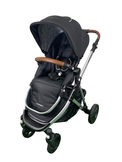 secondhand Mockingbird Single 2.0 Stroller, 2023, Silver with Penny Leather, Windowpane, Black