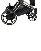 used Cybex E-PRIAM Electric Stroller, 2021, Deep Black, Chrome With Black Details