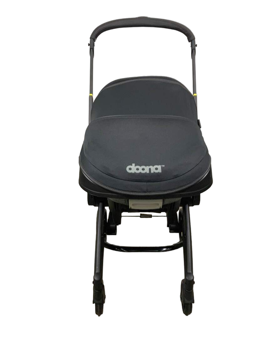 Doona Infant Car Seat & Stroller Combo, 2023, Midnight Black