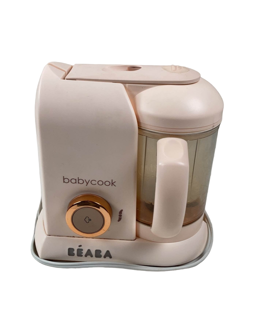 secondhand Beaba Babycook Solo 4-in-1 Baby Food Maker, Rose Gold