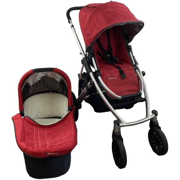 used UPPAbaby VISTA Stroller, Denny (Red Melange), 2015