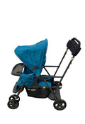 secondhand Joovy Caboose Ultralight Graphite Stroller, 2019, Turquoise