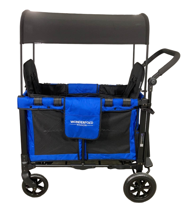 secondhand Wonderfold W2 Original Multifunctional Double Stroller Wagon, 2021, Blue