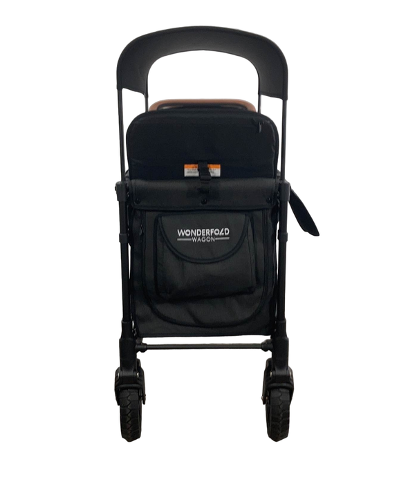 secondhand Wonderfold W2 Luxe Multifunctional Double Stroller Wagon, 2022, Volcanic Black