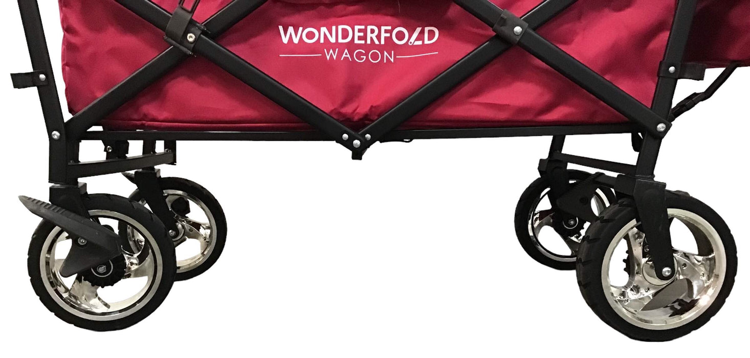 used Wonderfold S4 Push & Pull Premium Utility Folding Wagon with Canopy