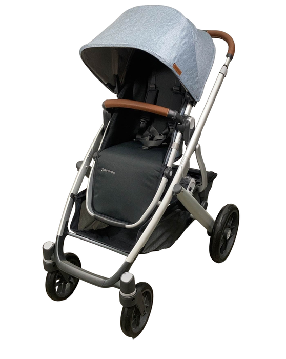 secondhand UPPAbaby VISTA V2 Stroller, 2021, Gregory (Blue Melange)