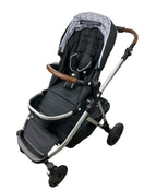 used Mockingbird Single to Double Stroller, 2022, Silver with Penny Leather, Windowpane, Black 