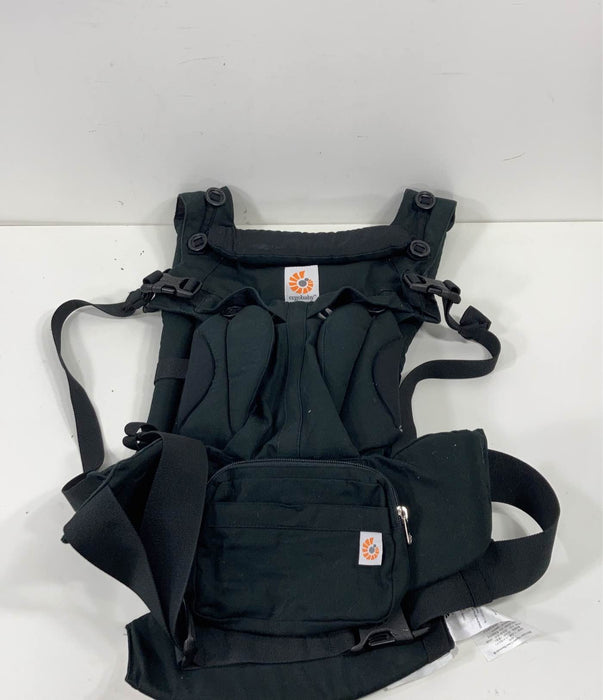 used Ergobaby Omni 360 Cotton Baby Carrier, Pure Black