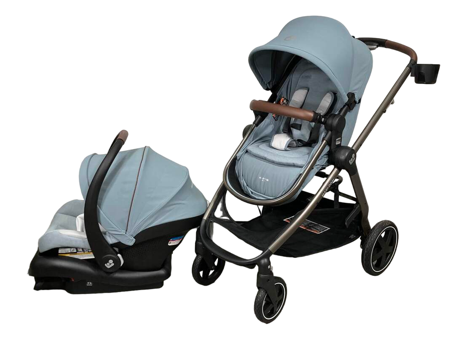 used Maxi-Cosi Zelia2 Luxe Travel System, New Hope Gray, 2023