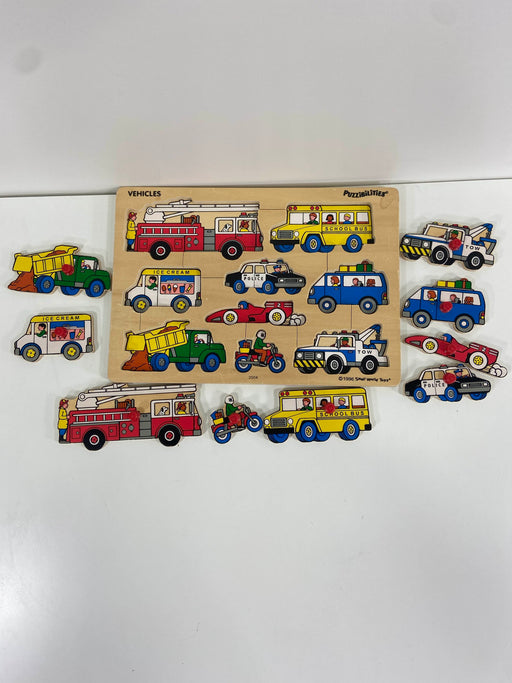 secondhand Small World Toys Ryan's Room Wooden Puzzle, Classic Vehicles