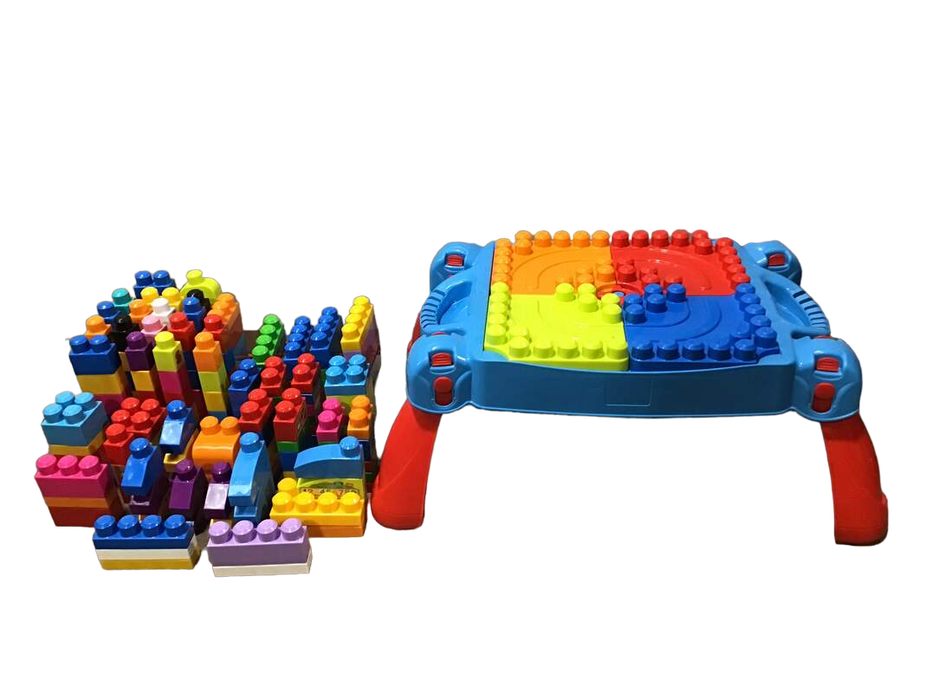 used Mega Bloks Build ‘N Learn Table, And Bloks