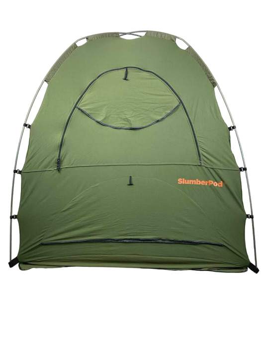 SlumberPod 2.0 Sleep Canopy, Olive/Orange