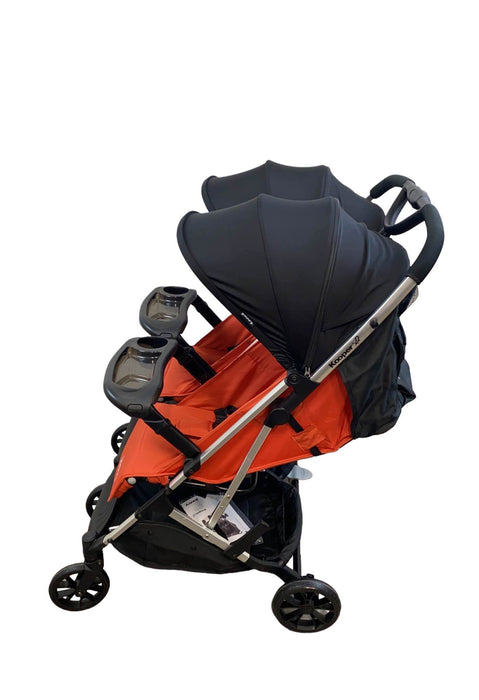 secondhand Joovy Kooper X2 Double Stroller, Paprika, 2021 HIDDEN PHOTOS