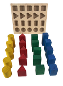 used Wooden Shape Sorter Activity Board