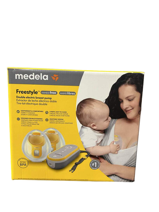 used Medela Freestyle Hands-free Double Electric Wearable Breast Pump