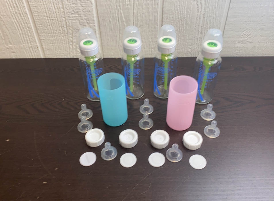 used BUNDLE Dr. Brown’s Glass Narrow Baby Bottles