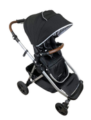 used Mockingbird Single to Double Stroller, 2022, Silver with Penny Leather, Windowpane, Black