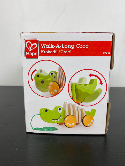 secondhand Hape Walk-A-Long Croc