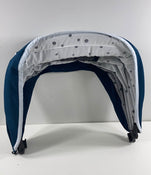 secondhand Mockingbird Extendable Canopy with Sunshade, Sea, Watercolor Drops