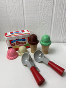 used Melissa & Doug Scoop And Stack Ice Cream Cone Magnetic Pretend Play Set