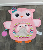 used Bright Starts Prop Mat, pink owl