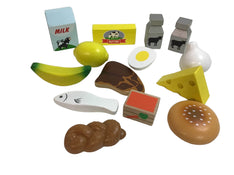 used BUNDLE Wooden Play Food Sets