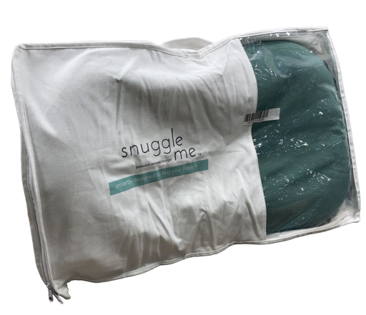 used Snuggle Me Organic Sensory Infant Lounger with Cover, Moss