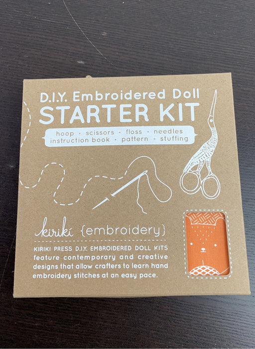 used Krikri Press DIY Embroidered Doll Starter Kit