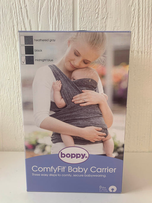 used Boppy ComfyFit Carrier, Midnight Blue