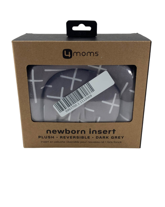 4moms Reversible Newborn Insert, Grey Plush