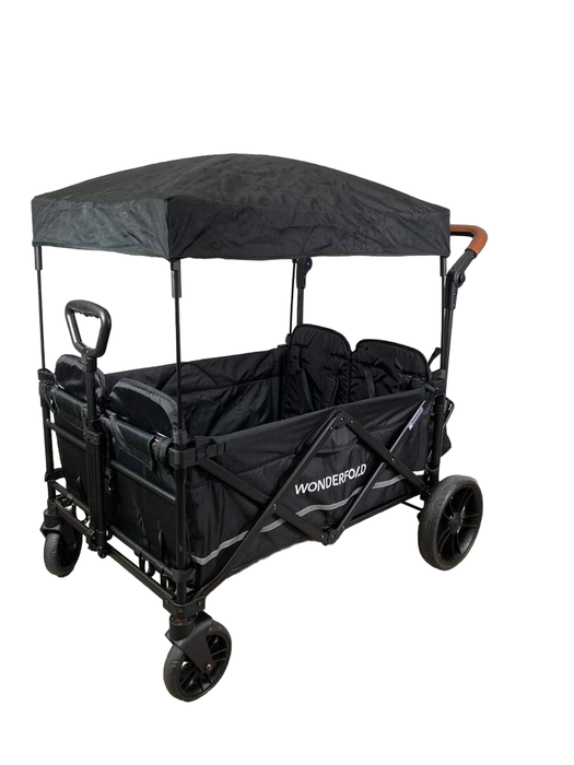 secondhand Wonderfold X4 Push & Pull Quad Stroller, Black, 2023