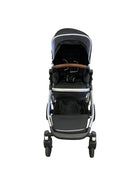 secondhand Mockingbird Single to Double Stroller, 2022, Silver with Penny Leather, Watercolor Drops, Black