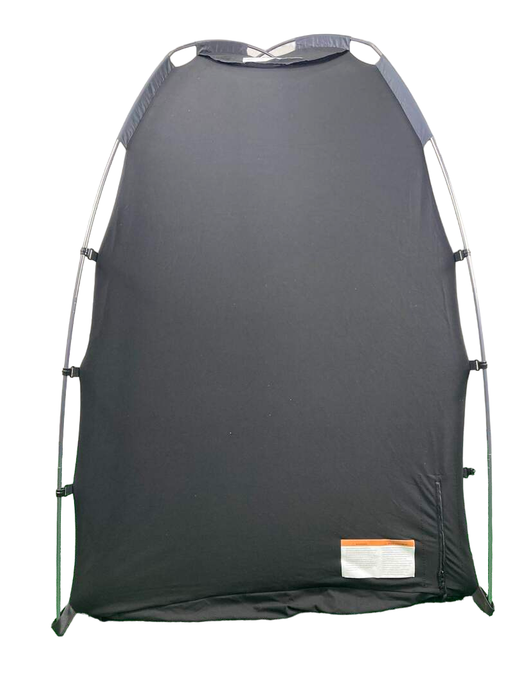 secondhand SlumberPod 3.0 Sleep Canopy, Black with Grey Accents