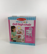 used Melissa & Doug Mine To Love Doll Highchair