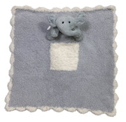 secondhand Barefoot Dreams CozyChic Pocket Buddies Blanket, Elephant