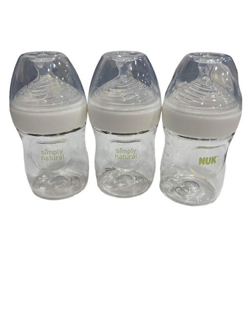 secondhand NUK Simply Natural Bottle, 5oz, 3 pack