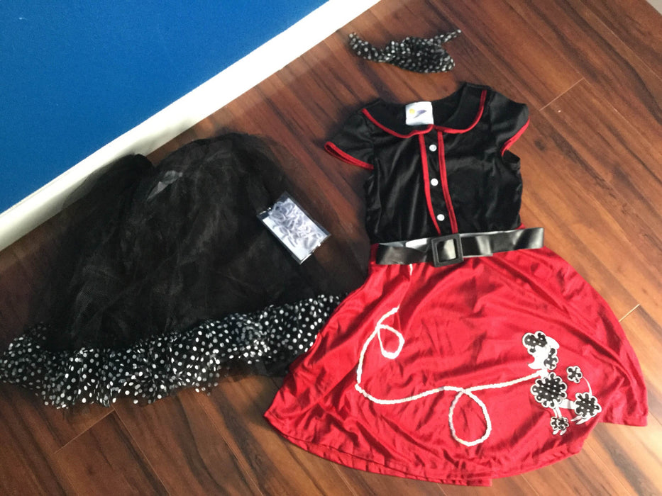 secondhand California Costumes 50’s Sweetheart Costume Red/Black