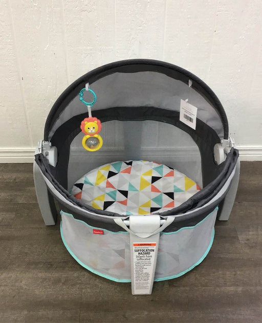 used Fisher Price On-the-Go Baby Dome, Windmill