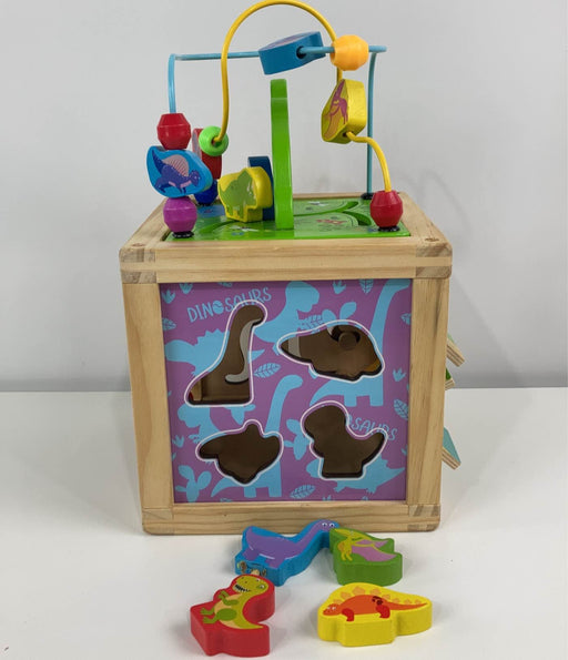 used Small Wooden Activity Cube