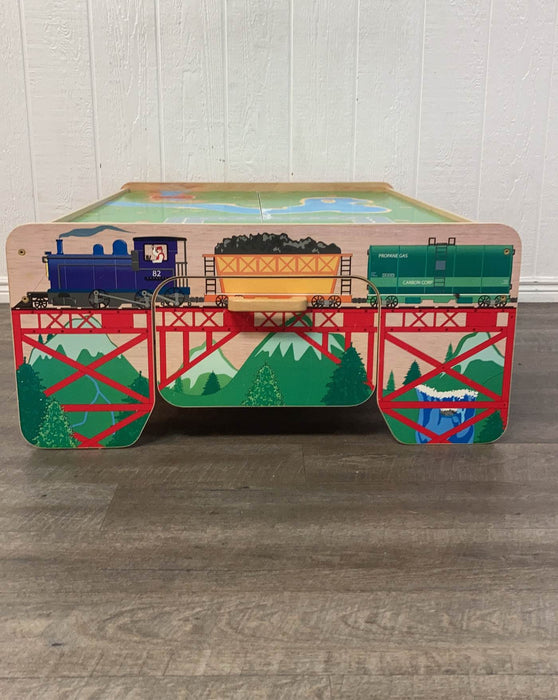 Wooden Train Table