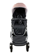 secondhand Mockingbird Single to Double Stroller, 2022, Silver with Black Leather, Watercolor Drops, Bloom