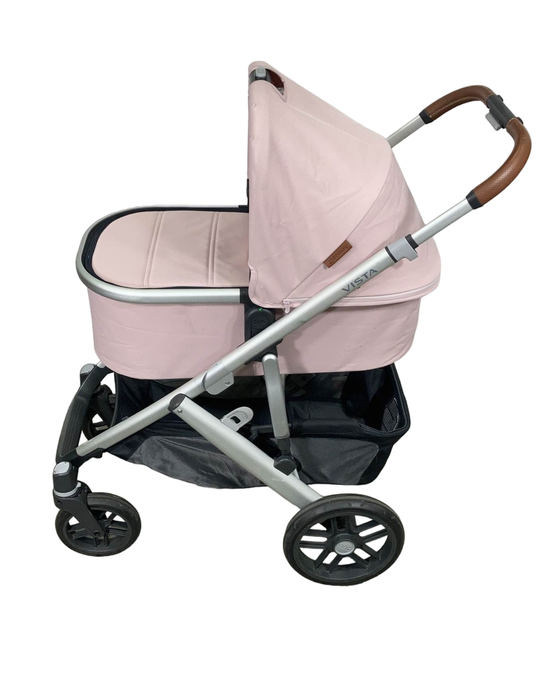 secondhand UPPAbaby VISTA V2 Stroller, Bassinet and Frame Only, Alice (Dusty Pink), 2021