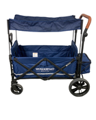 secondhand Wonderfold X2 Push + Pull Double Stroller Wagon, 2022, Sapphire Navy