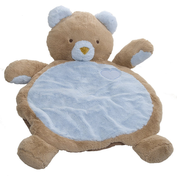 used Mary Meyer Bestever Baby Mat, Bear Blue