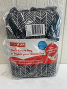 used Skip Hop Grab And Go Double Bottle Bag, Grey Feather