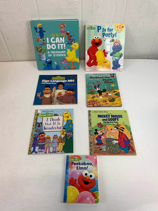 used BUNDLE Books, Sesame Street